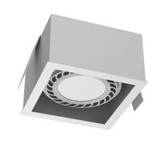 Brosline 3273 - Įleidžiamasis šviestuvas CAGE 1xGU10/18W/230V balta