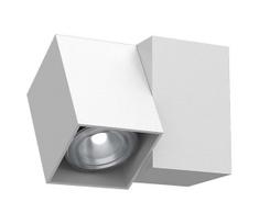 Brosline 2293 - sieninis kryptinis šviestuvas CUBE 1xGU10/10W/230V baltas