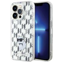 Karl Lagerfeld KLHCP15XHNCMKLT iPhone 15 Pro Max 6.7" transparent hard case, Monogram Choupette
