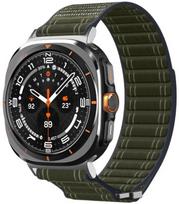 Žalia apyrankė Samsung Galaxy Watch Ultra 2024 / 2025 (47 mm) laikrodžiui "Spigen WBF0 Band"