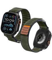 Žalia apyrankė Apple Watch 8 / 9 / 10 / 11 / SE / ULTRA (44 / 45 / 46 / 49 MM) laikrodžiui "Spigen WBF0 Band"