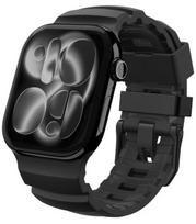 Juoda apyrankė Apple Watch 8 / 9 / 10 / 11 / SE / ULTRA (44 / 45 / 46 / 49 MM) laikrodžiui "Spigen WBS2 Band"