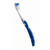 Toothbrush Soft Dantų šepetėlis su sidabrine galvute, minkštas Dark Blue