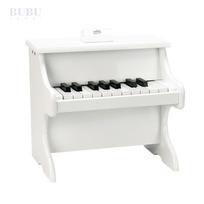 Mini žaislinis pianinas baltos spalvos