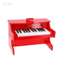 Žaislinis elektrinis pianinas raudonos spalvos