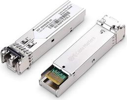 "Cable Matters" 2 pakuotės 1000BASE-SX SFP į LC daugiamodį 1G optinio pluošto 1G SFP RJ45 modulį, skirtas "Cisco", "Ubiquiti", "TP-Link", "Huawei", "Mikrotik", "Netgear" ir "Supermicro" įrenginiams