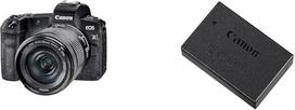 "Canon EOS RP" sisteminis fotoaparatas su objektyvu RF 24-105 mm F4-7.1 is STM ir 9967B002 baterija LP-E17, juoda
