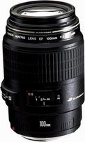 "Canon" EF 100 mm F2.8 USM makroobjektyvas (58 mm filtro sriegis), juodas (restauruotas)