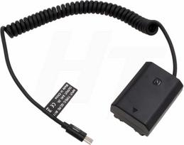 HangTon PD USB C 9V zu NP-FZ100 Dummy Akku für Sony Alpha A7CR A7CII A7C A9II A6700 ZV-E1 A7RIV A1 A7RV A7SIII FX30 FX3 A7IV A7III A6600 A7RIII A7s A9 A9R A9S Kamera