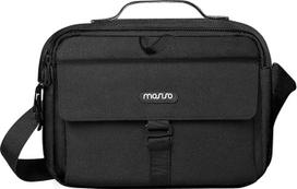 MOSISO fotoaparato krepšys per petį Crossbody Sling rankinė, DSLR/SLR/Mirrorless Compact Paminkštinta fotografijos rankinė su apsauga nuo lietaus, suderinama su Canon/Nikon/Sony fotoaparatu, objektyvu, juoda