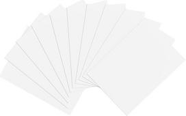 QUARKZMAN 10 Stück Schaumstoff Platten, 30.5 x 23cm Weiß Moosgummi Platten, 13mm EVA Foam für DIY Basteln, Geburtstag, Weihnachten, Partydekoration