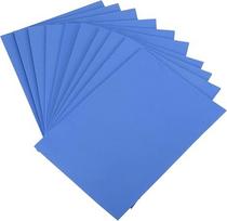QUARKZMAN 60 Stück Schaumstoffplatten, 20 x 15cm Blau Moosgummi Platten, 46mm EVA Foam für DIY Basteln, Geburtstag, Weihnachten, Partydekoration