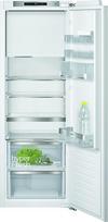 SIEMENS KI72LADE0 iQ500 įmontuojamas šaldytuvas su šaldikliu / E / 174 kWh per metus / 248 l / hyperFresh Plus / LED apšvietimas / SuperCooling / plokšti vyriai