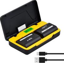 TAVT 2850mAh LP-E6 LP-E6N LP-E6P LP-E6NH akumuliatorius ir dvigubas įkroviklis, skirtas "Canon EOS R5, R6, R7, 5D Mark II, 5DS, 5DS R, 6D, 7D, 60D, 70D, XC10, R, 5D III, 5D4, 6D Mark II, 80D, 90D