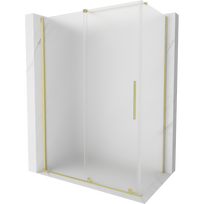 Mexen Velar stumdomos dušo durys 140 x 70 cm, matinės, auksinės šlifuotos - 871-140-070-31-55