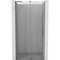 Mexen Velar L stumdomosios dušo durys 90 cm, skaidrios, ginklų metalas - 871-090-003-01-95