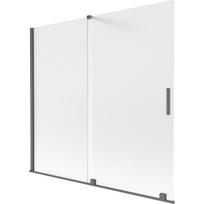 Mexen Velar vonios sienelė 2-dalių stumdomas 170 x 150 cm, matinė, šešėlis pilka šlifuota - 896-170-000-31-66