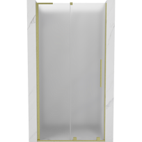 Mexen Velar L stumdomos dušo durys 120 cm, matinės, auksinės šlifuotos - 871-120-003-31-55