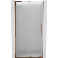 Mexen Velar L stumdomos dušo durys 90 cm, matinės, rožinis auksas - 871-090-003-31-60