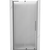 Mexen Velar L stumdomos dušo durys 110 cm, matinės, pistoletinis metalas - 871-110-003-31-95