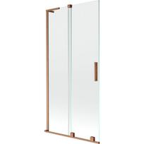 Mexen Velar L vonios sienelė 2-durų slankiojanti 90 x 150 cm, skaidri, šlifuota varis - 896-090-003-01-65