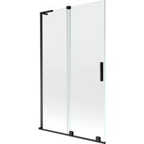 Mexen Velar L voniaus pertvara, 2 dalių, slankiojanti, 110 x 150 cm, permatoma, juoda - 896-110-003-01-70