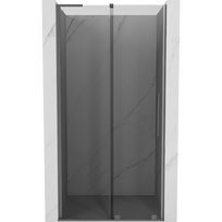 Mexen Velar L stumdomos dušo durys 100 cm, grafitas, gun metal - 871-100-003-41-95