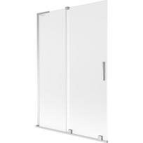 Mexen Velar L vonios pertvara 2 dalių stumdomas 120 x 150 cm, matinė, chromas - 896-120-003-31-01