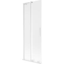 Mexen Velar L vonios pertvara, 2 sparnų stumdomas, 70 x 150 cm, šalna, balta - 896-070-003-31-20