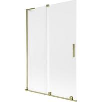 Mexen Velar L vonios ekrano 2-durų stumdomas 120 x 150 cm, matinis, auksinis - 896-120-003-31-50