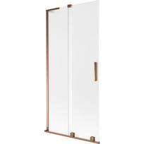 Mexen Velar L vonios ekranas 2-jų durų, slankiojančios 95 x 150 cm, matinės, rožinio aukso - 896-095-003-31-60