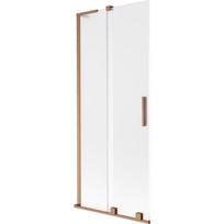 Mexen Velar L vonios pertvara 2-jų durų stumdoma 85 x 150 cm, šalanti, šlifuotas varis - 896-085-003-31-65