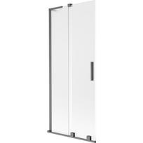 Mexen Velar L vonios sienelė 2-jų dalių stumdoma 85 x 150 cm, matinė, šlifuota pilka - 896-085-003-31-66