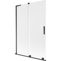 Mexen Velar L vonios sienelė 2 dalių stumdomas 120 x 150 cm, matinė, juoda - 896-120-003-31-70