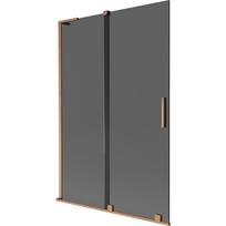 Mexen Velar L vonios pertvara, dviejų varčių slankiojanti, 120 x 150 cm, grafitas, šlifuotas varis - 896-120-003-41-65