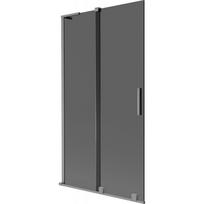 Mexen Velar L vonios ekranas 2-dalių, stumdomas 100 x 150 cm, grafitas, tamsus metalas - 896-100-003-41-95