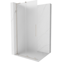 Mexen Velar L stumdomoji dušo sienelė Walk-in 90 x 200 cm, matinis 8 mm, šlifuotas nikelis - 871-090-003-33-97