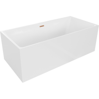Mexen Nita laisvai stovinti vonia 170 x 80 cm, balta, šlifuoto vario perteklius - 52091708000-65