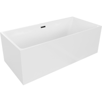 Mexen Nita laisvai stovinti vonia 170 x 80 cm, balta, perpilama juoda - 52091708000-70