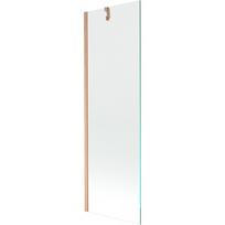 Mexen Next vonios užuolaida, 1-sparnė, 60 x 150 cm, permatoma, šlifuotas varis - 895-060-000-00-00-65