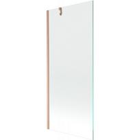 Mexen Next vonios pertvara su 1 varčia 80 x 150 cm, permatoma, šlifuotas varis - 895-080-000-00-00-65