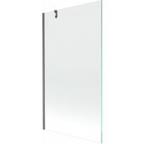 Mexen Next vonios pertvara, vieno sparno, 100 x 150 cm, permatoma, matinė pilka - 895-100-000-00-00-66