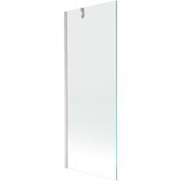 Mexen Next vieno sparno vonios pertvara 70 x 150 cm, skaidri, šlifuotas nikelis - 895-070-000-00-00-97