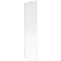 Mexen Next vonios širma vienos dalies 50 x 150 cm, dryžiai, balta - 895-050-000-00-09-20