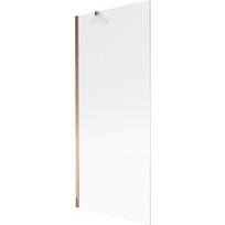 Mexen Next vonios ekranas 1-duris 80 x 150 cm, dryžuotas, rožinis auksas - 895-080-000-00-09-60