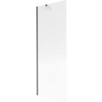 Mexen Next vonios užuolaidėlė 1-durų 70 x 150 cm, dryžuotas, šlifuotas ginklo pilka - 895-070-000-00-09-66