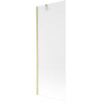 Mexen Next vonios ekranas 1-durų 70 x 150 cm, matinė, matinė auksinė - 895-070-000-00-30-55