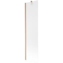 Mexen Next vonios kambario durų pertvara, 1-duris 50 x 150 cm, matinis, šlifuota varis - 895-050-000-00-30-65