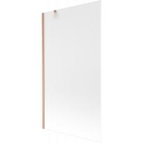 Mexen Next vonios ekranas, 1 durys 100 x 150 cm, šerkšnas, šlifuotas varis - 895-100-000-00-30-65