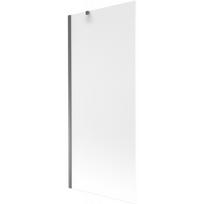 Mexen Next vonios pertvara, vienos durys, 80 x 150 cm, matinė, ginklų metalas - 895-080-000-00-30-95